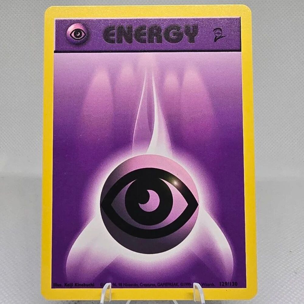 Psychic Energy #129 Pokemon Base Set 2